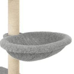 Arbre à chat meuble tour grimper jouet 83 x 48 x 117 cm gris