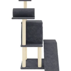 Arbre à chat meuble tour grimper jouet 67 x 67 x 110.5 cm gris