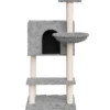 Arbre à chat meuble tour grimper jouet 61 x 61 x 108.5 cm gris