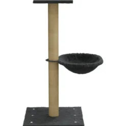 Arbre à chat meuble tour grimper jouet 35 x 35 x 74 cm gris