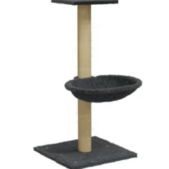 Arbre à chat meuble tour grimper jouet 35 x 35 x 74 cm gris