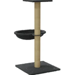 Arbre à chat meuble tour grimper jouet 35 x 35 x 74 cm gris