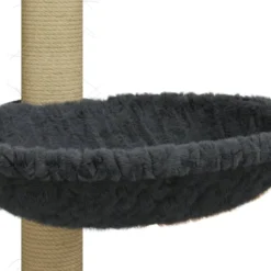 Arbre à chat meuble tour grimper jouet 35 x 35 x 74 cm gris