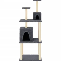 Arbre à chat meuble tour grimper jouet 61 x 48.5 x 167poids:16.45 cm gris