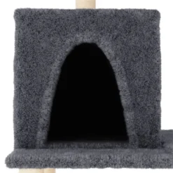Arbre à chat meuble tour grimper jouet 61 x 48.5 x 167poids:16.45 cm gris