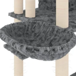 Arbre à chat meuble tour grimper jouet 104 x 78 x 191 cm gris