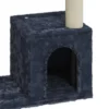 Arbre à chat meuble tour grimper jouet 54 x 22 x 70 cm gris