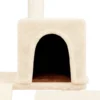 Arbre à chat meuble tour grimper jouet 47 x 47 x 82 cm crème