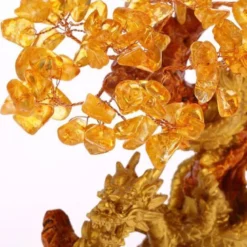 Arbre dragon en citrine