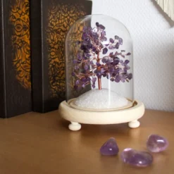 Arbre du bonheur en améthyste