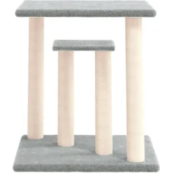 Arbres à chat avec plates-formes clair 50 47.5 x 47.5 x 50 cm gris