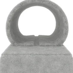 Arbres à chat avec tunnel et échelle 81 x 35 x 55.5 cm gris