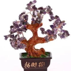 Arbre traditionnel en amethyste