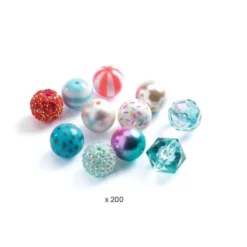 Argent perles bulles