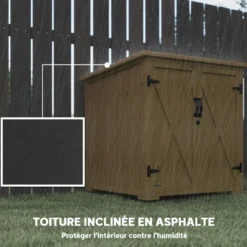 Armoire de jardin 2 portes