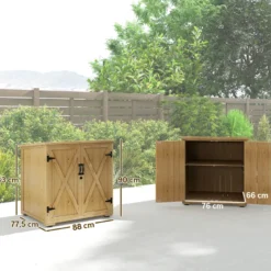 Armoire de jardin 2 portes