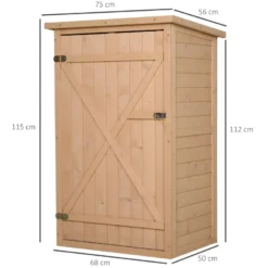 Armoire de jardin porte verrouillable