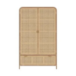 Armoire en bois massif de pin et de teck - alata