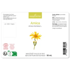 Arnica - macérât huileux bio 50ml