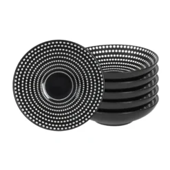 Assiette creuse galaxy pois 19 cm x6