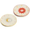 Assiette en céramique lune et soleil