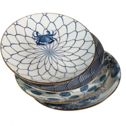 4 assiettes asiatiques