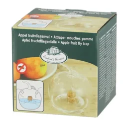 Attrape-mouches des fruits en forme de pomme verre et liège