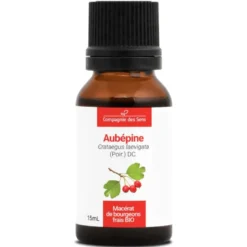 Aubépine bio - 15ml (crataegus laevigata) – macérat concentré de bourgeons frais 15