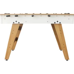 Baby-foot 120cm blanc et bois
