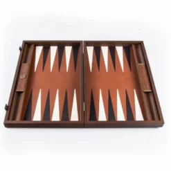 Backgammon cuir synthetique