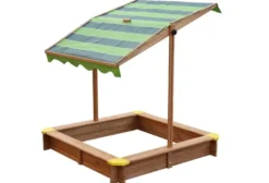 Bac à sable en bois lily + toit parasol