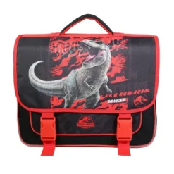 Bagtrotter cartable 38 cm jurassic world dinosaure noir