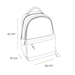 Bagtrotter sac à dos 2 compartiments offshore beige van & surf