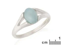 Bague agate argent