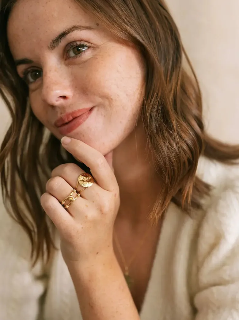 Bague ajustable intemporelle nœud - thaïs