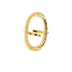 Bague ajustable ovalo – doré