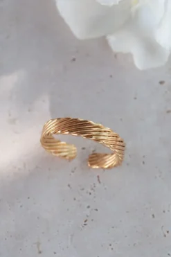 Bague ajustable tendance et rock - gaby