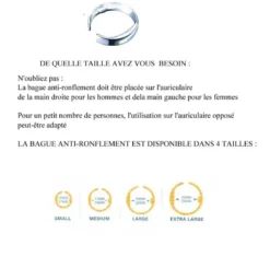 Bague anti-ronflement - taille m