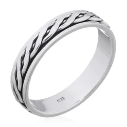 Bague anti-stress en argent