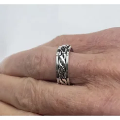 Bague anti-stress en argent