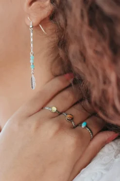 Bague axé œil de tigre taille 52