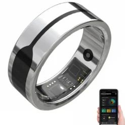Bague fitness connectée argent - taille