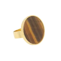 Bague paloma – oeil de tigre