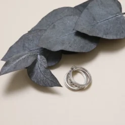 Bague 6 rangs en argent 58