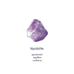 Bague souple lépidolite - éos