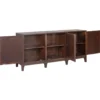 Bahut bois marron - décoration