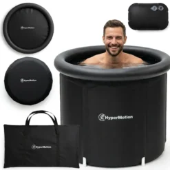 Baignoire bain de glace pliable 330 l pour récupération sportive