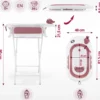 Baignoire bébé pliante thermomètre lcd