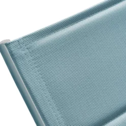 Bain de soleil barbados en textilène bleu clair - aluminium bleu clair