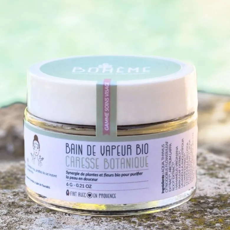 Bain de vapeur bio caresse botanique